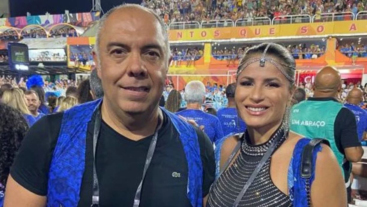 EITA! ESPOSA DE MARCOS BRAZ REAGE APÓS FLAGRA DO DIRIGENTE DO FLAMENGO COM OUTRA MULHER